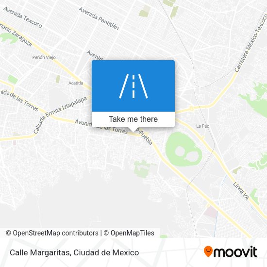 Mapa de Calle Margaritas