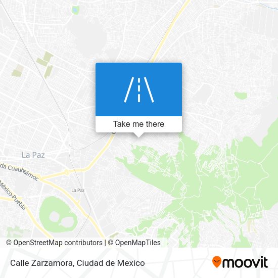 Calle Zarzamora map