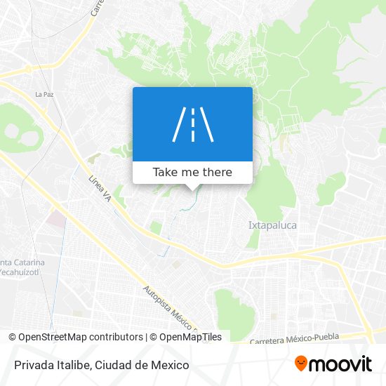 Mapa de Privada Italibe