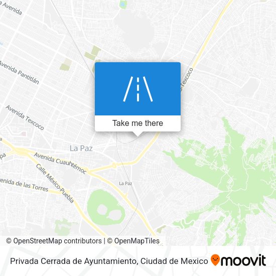 Privada Cerrada de Ayuntamiento map