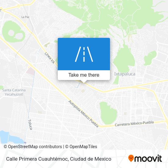 Calle Primera Cuauhtémoc map