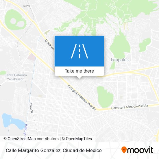 Mapa de Calle Margarito González