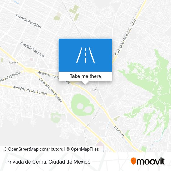 Privada de Gema map