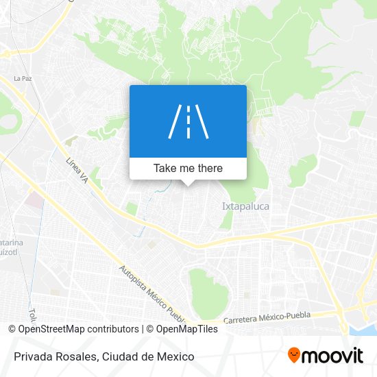 Mapa de Privada Rosales