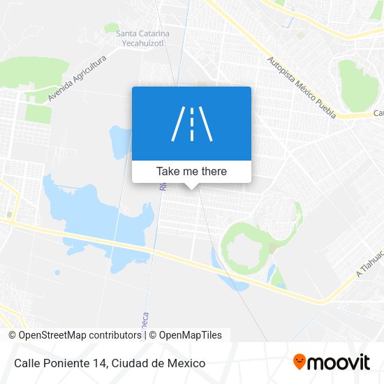 Calle Poniente 14 map