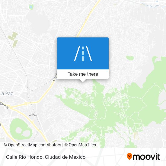 Calle Río Hondo map
