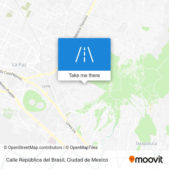 Calle República del Brasil map