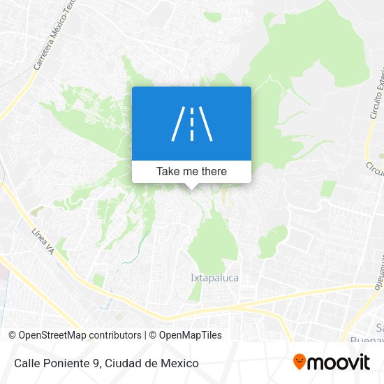 Calle Poniente 9 map