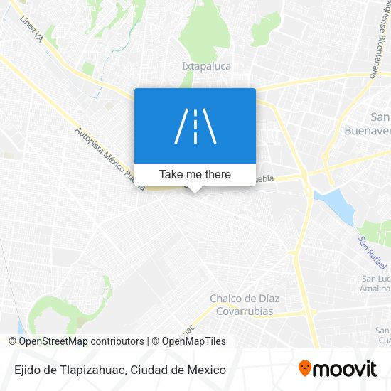 Ejido de Tlapizahuac map