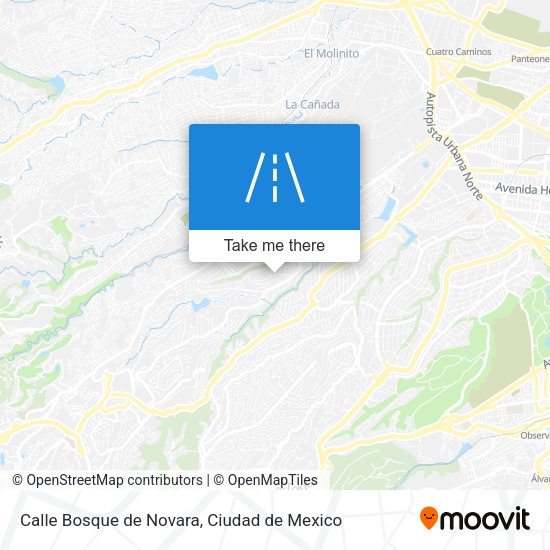 Calle Bosque de Novara map