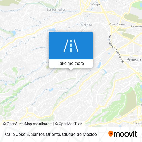 Mapa de Calle José E. Santos Oriente