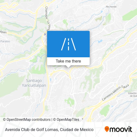 Mapa de Avenida Club de Golf Lomas