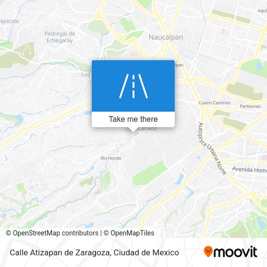 Mapa de Calle Atizapan de Zaragoza
