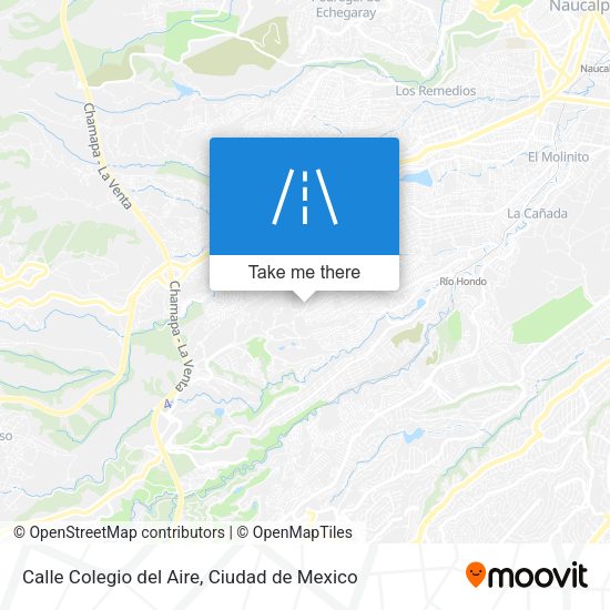 Calle Colegio del Aire map