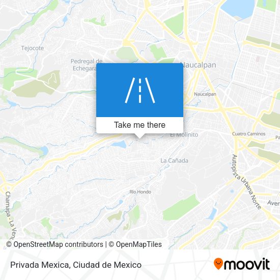 Mapa de Privada Mexica