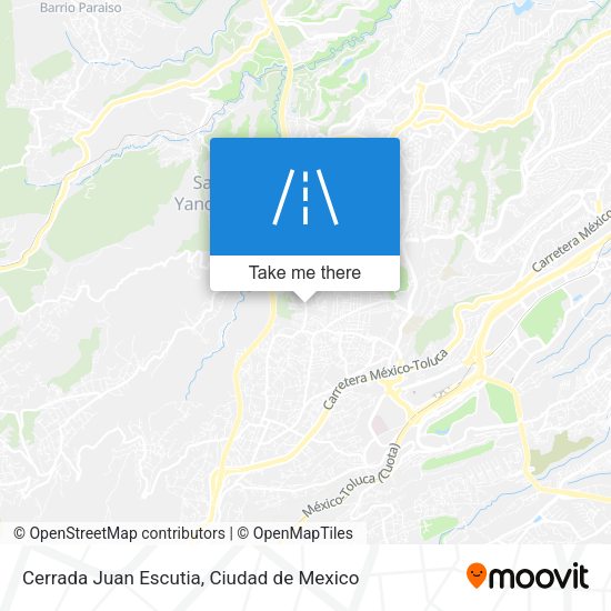 Cerrada Juan Escutia map