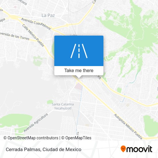 Mapa de Cerrada Palmas