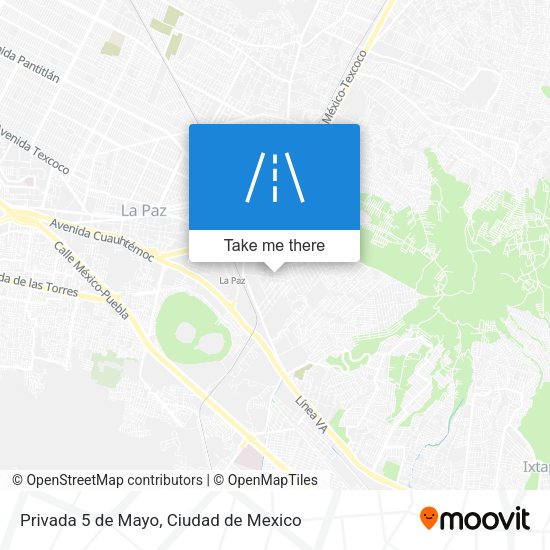 Mapa de Privada 5 de Mayo
