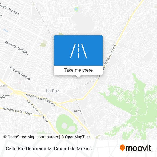 Calle Río Usumacinta map