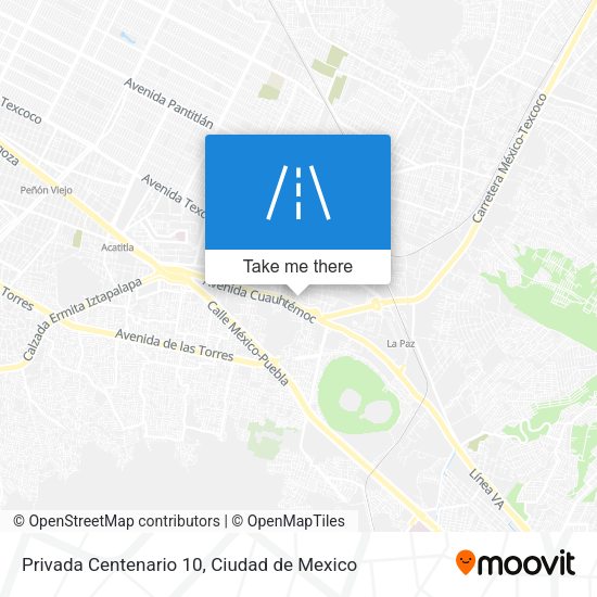 Privada Centenario 10 map