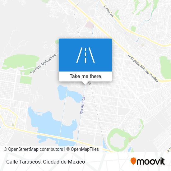 Calle Tarascos map