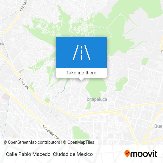 Calle Pablo Macedo map