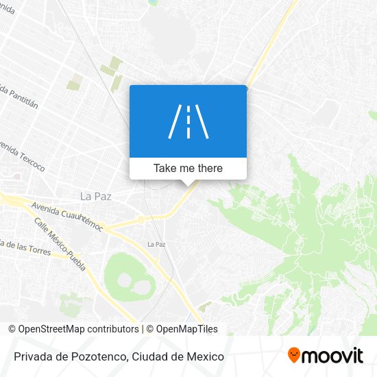 Privada de Pozotenco map