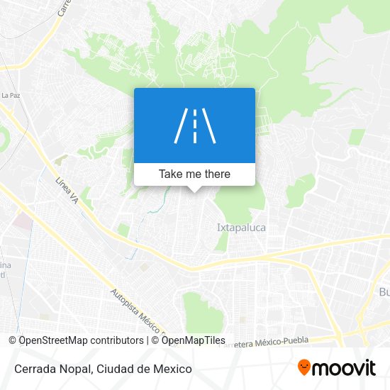 Mapa de Cerrada Nopal