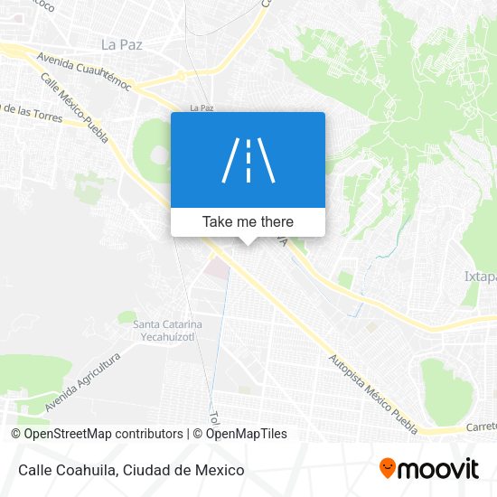 Mapa de Calle Coahuila