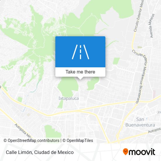 Mapa de Calle Limón