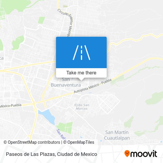 Mapa de Paseos de Las Plazas