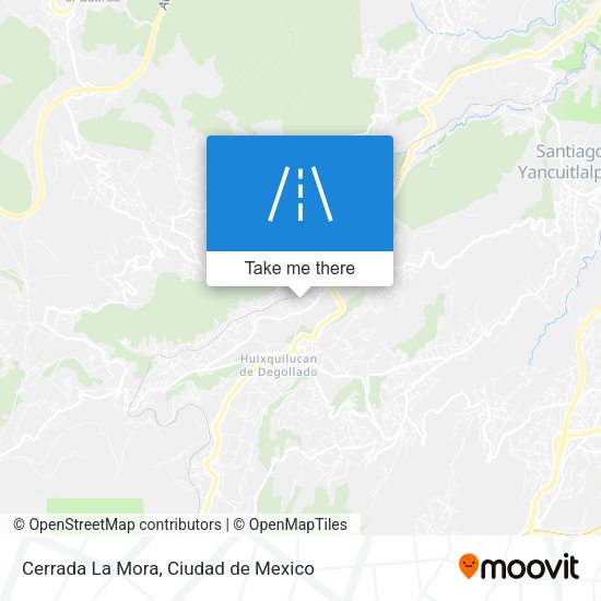 Cerrada La Mora map