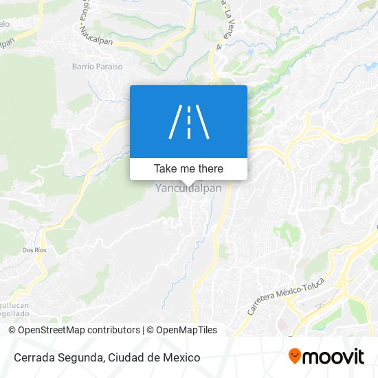Cerrada Segunda map