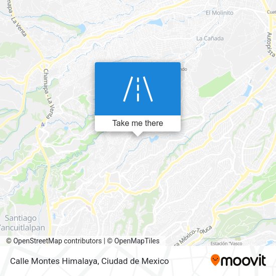 Calle Montes Himalaya map