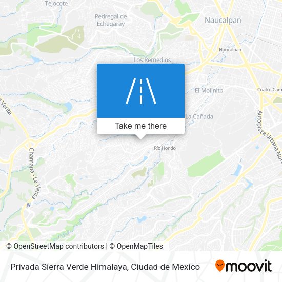 Privada Sierra Verde Himalaya map