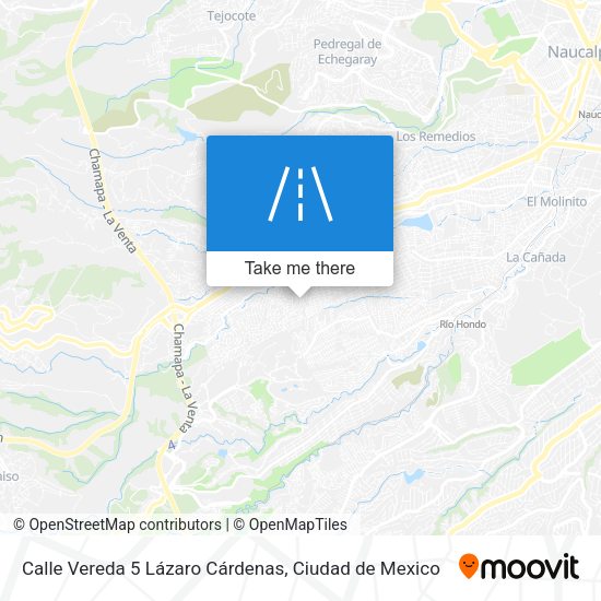 Calle Vereda 5 Lázaro Cárdenas map