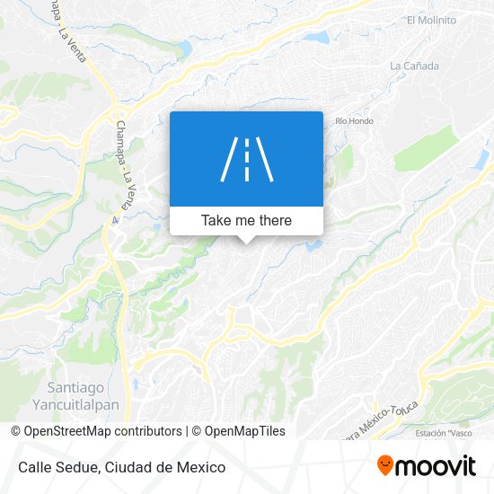 Mapa de Calle Sedue