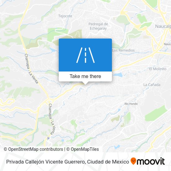 Mapa de Privada Callejón Vicente Guerrero