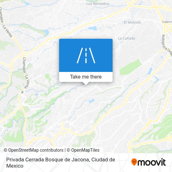 Mapa de Privada Cerrada Bosque de Jacona