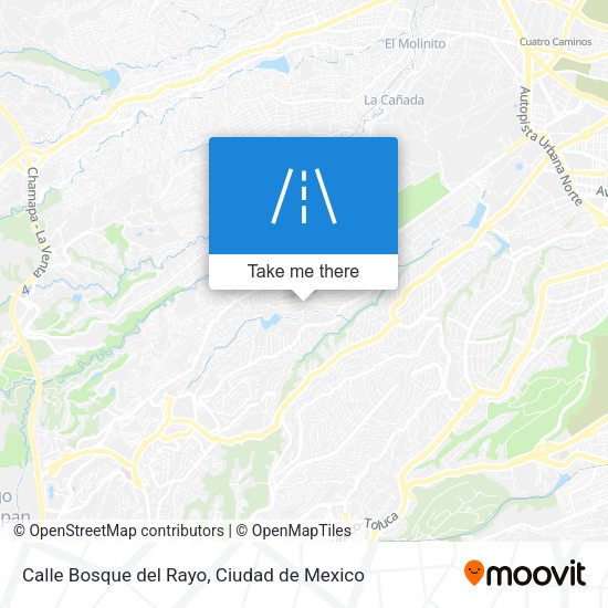 Calle Bosque del Rayo map