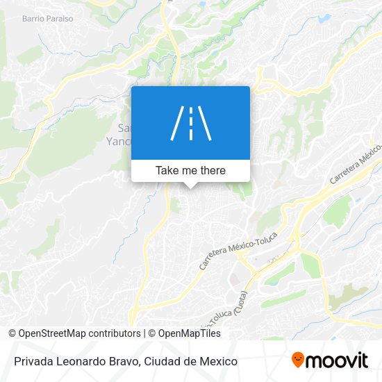 Privada Leonardo Bravo map