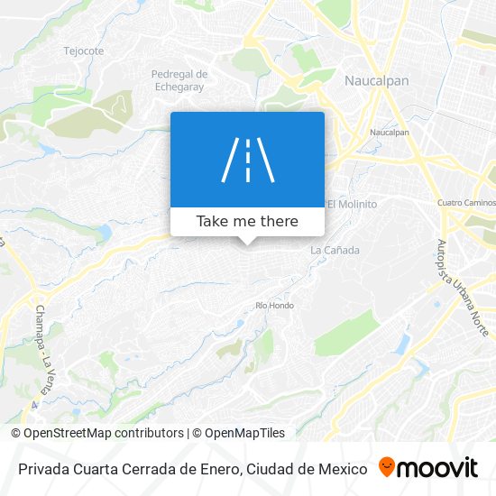 Privada Cuarta Cerrada de Enero map