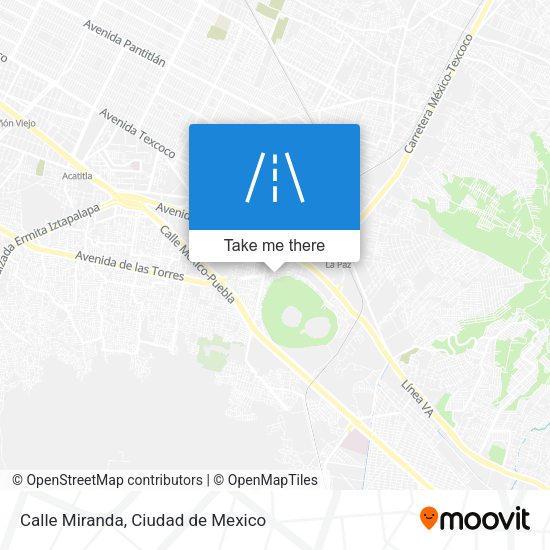 Calle Miranda map
