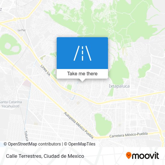 Calle Terrestres map