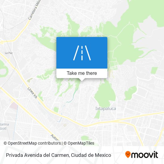 Mapa de Privada Avenida del Carmen
