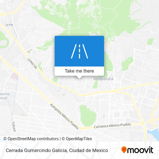 Cerrada Gumercindo Galicia map