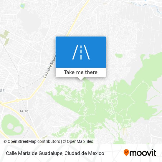 Calle María de Guadalupe map