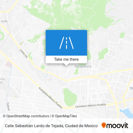Mapa de Calle Sebastián Lerdo de Tejada