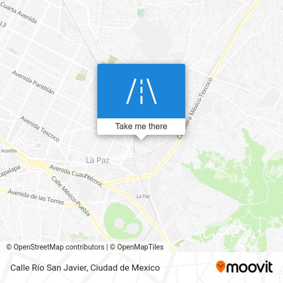 Calle Río San Javier map