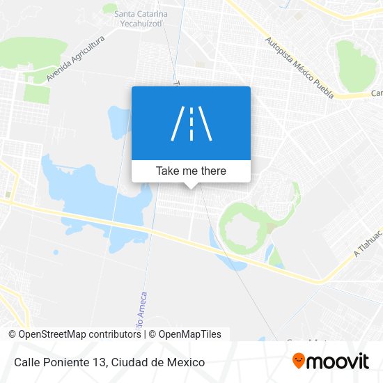 Calle Poniente 13 map